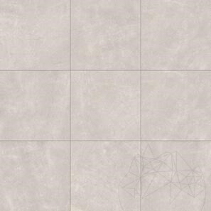 Pietra sinterizzata L'ALTRA PIETRA Modern Concrete Grey, 100 X 100 X 2 cm, R11 - Antiscivolo per uso esterno