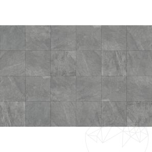 Pietra sinterizzata L'ALTRA PIETRA Museo Ardesia Grigia, 60 X 60 X 2cm, R11 - Antiscivolo per uso esterno