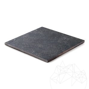 Pietra sinterizzata L'ALTRA PIETRA Museo Pierre Blue Noir, 60 X 60 X 2 cm, R11 - Antiscivolo per uso esterno