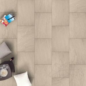 Pietra sinterizzata L'ALTRA PIETRA Tempio Kandla Beige, 40 X 80 X 2 cm, R11 - Antiscivolo per uso esterno