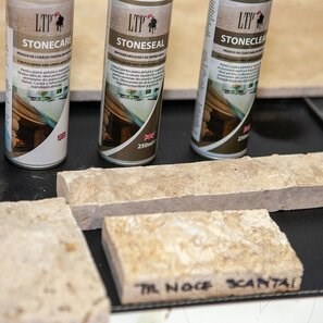 LTP Stone Care Kit - Kit completo per la cura di caminetti e piani di lavoro in pietra (pulisce, sigilla e mantiene)