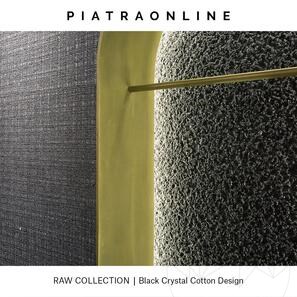 Lastra di Granito Black Crystal Lava Design 3CM