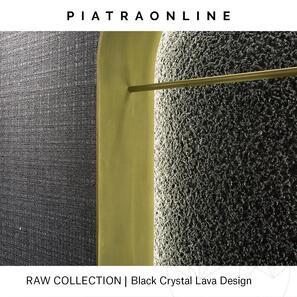 Lastra di Granito Black Crystal Lava Design 2CM