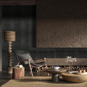 Lastra di Granito Black Crystal Lineal Extreme Dark Design 2CM