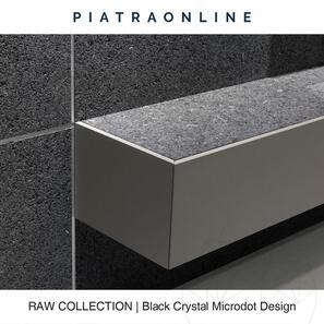 Lastra di Granito Black Crystal Microdot Design 2CM