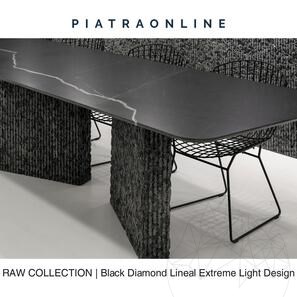 Lastra di Granito Black Diamond Lineal Extreme Light Design 3CM