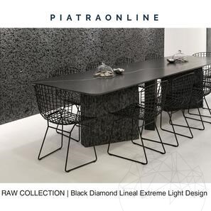 Lastra di Granito Black Diamond Lineal Extreme Light Design 3CM