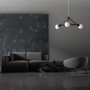 Lastra di Granito Black Forest Grid Design 3CM