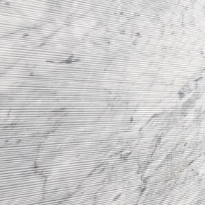 Lastra di Marmo Carrara White Flute Design  2CM