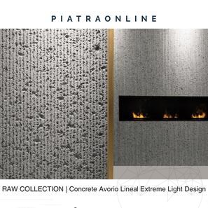 Lastra di Granito Concrete AvorioLineal Extreme Light Design 2CM