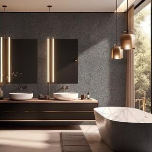 Lastra di Granito Concrete Avorio Velvet Design 3CM