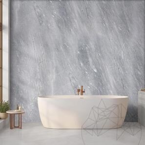 Lastra di Marmo Grigio Elegante Ikat Design 2CM