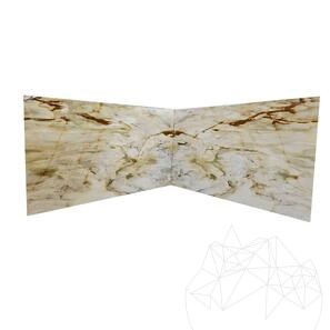 Lastra di marmo Calacatta Borghini lucido, 2 cm