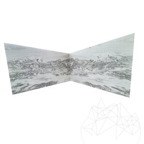Lastra di marmo lucido Calacatta Sky, 2 cm