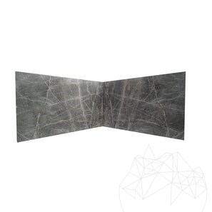 Lastra di marmo Emotion Lucido, 2 cm
