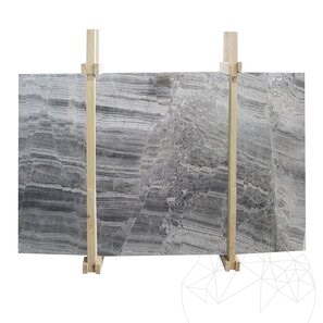 Lastra di marmo lucido grigio galattico, 2 cm