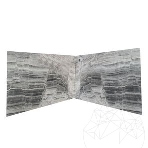 Lastra di marmo lucido grigio galattico, 2 cm