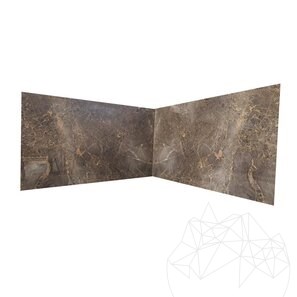 Lastra di marmo lucido Drago dorato, 2 cm