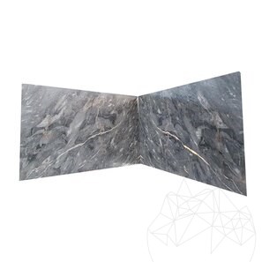 Lastra di marmo lucido grigio oro, 2 cm