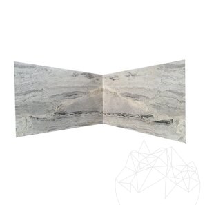 Lastra di marmo Tabea dorato lucido, 2 cm