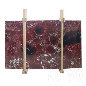 Lastra di marmo rosso Levanto lucido, 2 cm