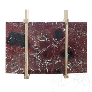 Lastra di marmo rosso Levanto lucido, 2 cm