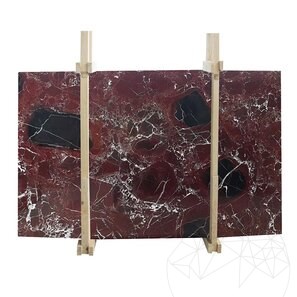 Lastra di marmo rosso Levanto lucido, 2 cm