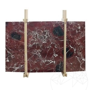 Lastra di marmo rosso Levanto lucido, 2 cm
