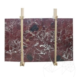 Lastra di marmo rosso Levanto lucido, 2 cm