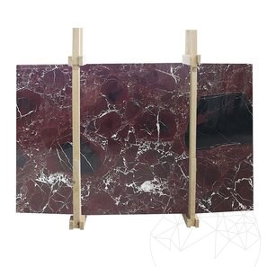 Lastra di marmo rosso Levanto lucido, 2 cm