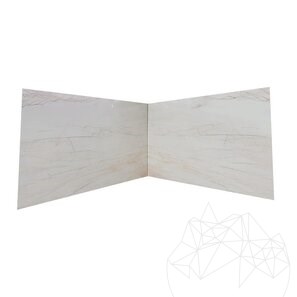 Lastra di marmo rosso venato lucido, 2 cm