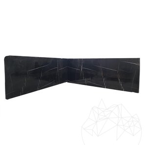 Lastra di marmo lucido Sahara Noir, 2 cm