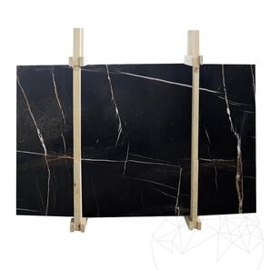 Lastra di marmo lucido Sahara Noir, 2 cm