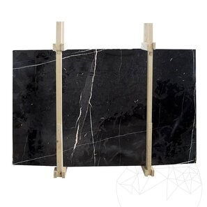 Lastra di marmo lucido Sahara Noir, 2 cm