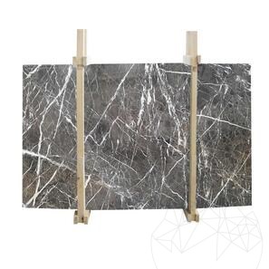 Lastra di marmo nero Spider lucidato 2 cm