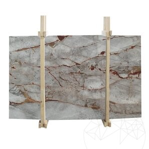 Lastra di marmo Symphony Grey Lucido, 2 cm
