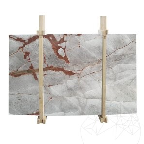 Lastra di marmo Symphony Grey Lucido, 2 cm