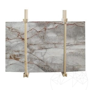 Lastra di marmo Symphony Grey Lucido, 2 cm