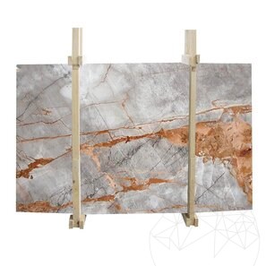 Lastra di marmo Symphony Grey Lucido, 2 cm