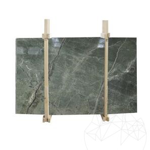 Lastra di marmo lucido verde Teos, 2 cm