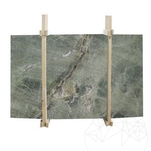 Lastra di marmo lucido verde Teos, 2 cm