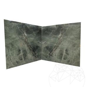 Lastra di marmo lucido verde Teos, 2 cm