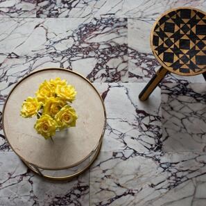 Arabescato Violet Marmo lucido 61 x 30.5 x 1 cm (traslucido)