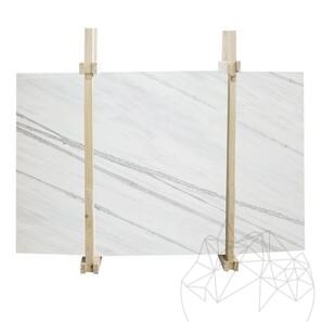 Lastra di marmo bianco cascade lucido, 2 cm