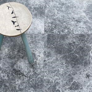 Marmo Tundra scuro lucido, 60 x 60 x 2 cm