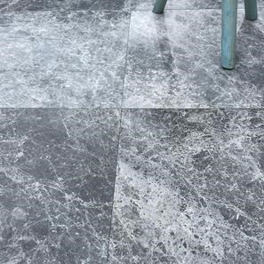 Marmo Tundra scuro lucido, 60 x 60 x 2 cm