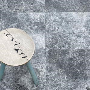 Marmo Tundra scuro lucido, 60 x 60 x 2 cm