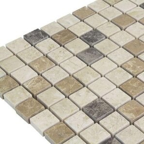 Mosaico Mix Marmo Polisata, 2,3 x 2,3 cm