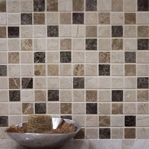 Mosaico Mix Marmo Polisata, 2,3 x 2,3 cm