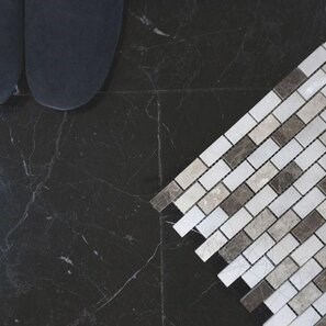 Mosaico di marmo Mix Lucidato, 3,2 x 1,5 cm (Emperador/Tundra/Mugla)
